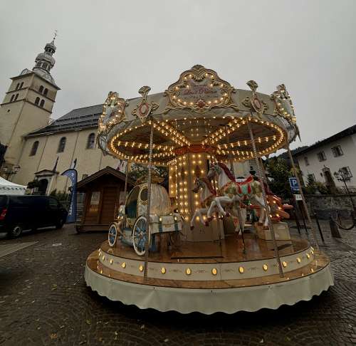 Location stand manège forain carrousel PASTEUR